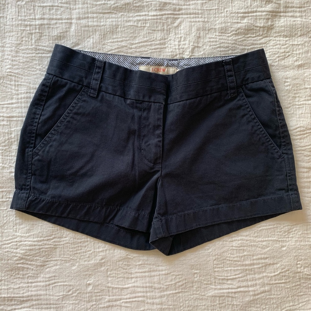 J. Crew- Navy Chino Shorts